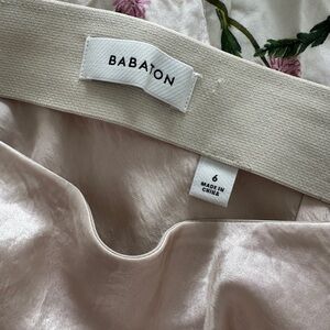 Aritzia Babaton Denude Satin Midi Skirt